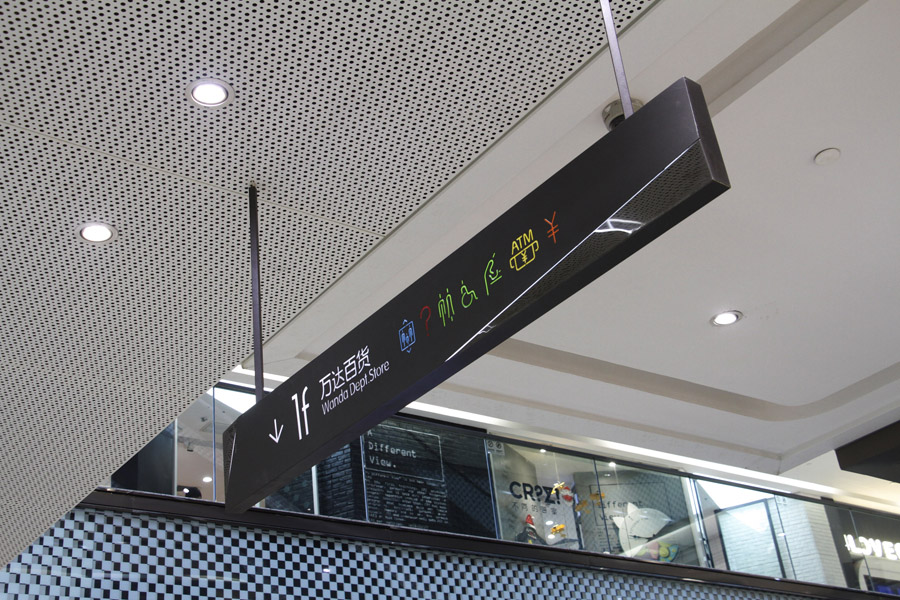商场指示类标识吊牌